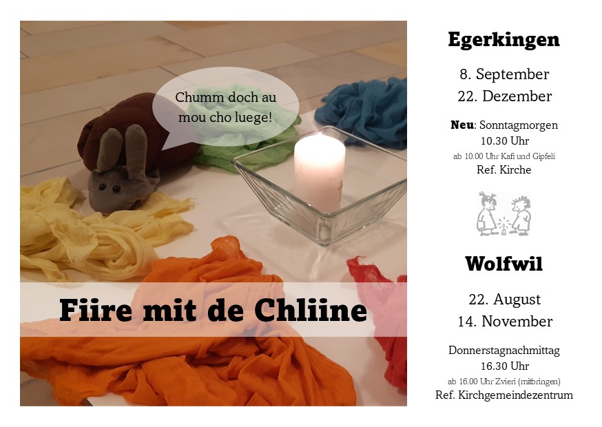 2024 2 Flyer Fiire mit de Chliine