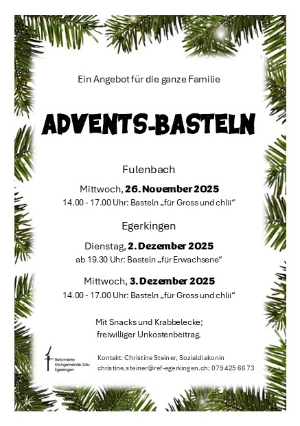 Adventsbasteln